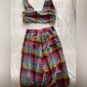 Free People Ticket to Paradise two piece set. Size medium. Worn once